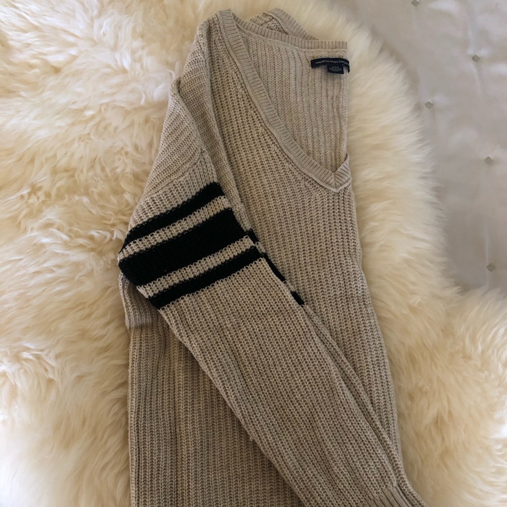 American Eagle Varsity V Neck Sweater - image 1